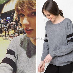 Brandy Melville Vienna Grey Sweater - Taylor Swift